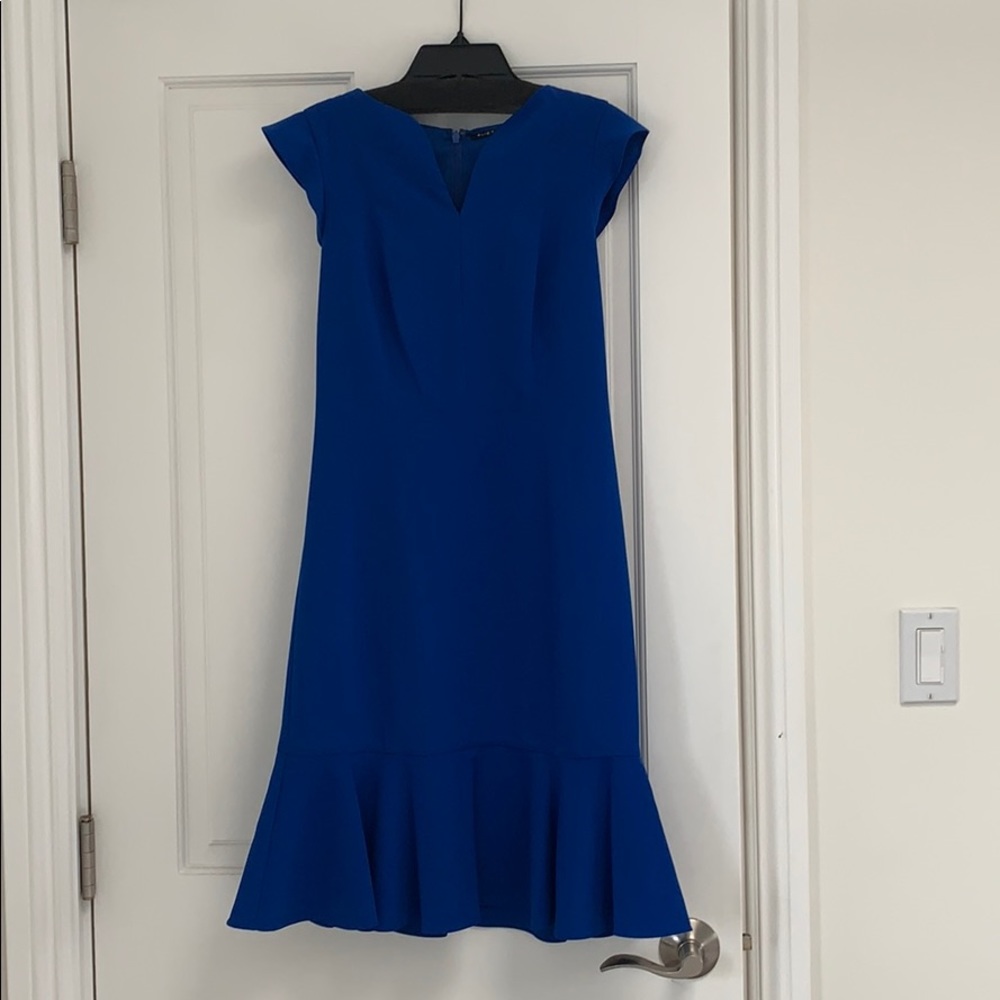 Elie tahari blue dress